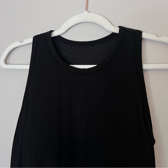 Shebird The Tunic Tank Bra A-Line Stretch Jersey Mini Athletic Dress Black - Picture 4 of 7
